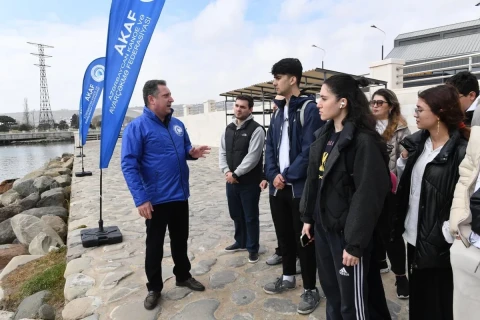 Bakı Avarçəkmə və Kanoe İdman Klubunda tələbələr üçün təlim keçirilib