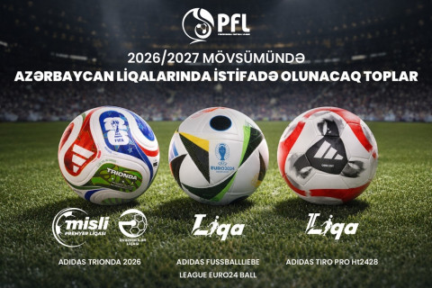 В Премьер-лиге Азербайджана будут использоваться мячи ЧМ-2026
