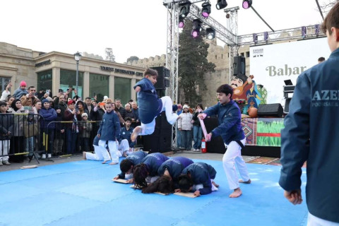 İçərişəhərdə idman bayramı: “Bahar Qalası” festivalı keçirilib - FOTO/VİDEO