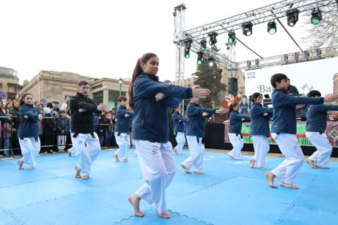 İçərişəhərdə idman bayramı: “Bahar Qalası” festivalı keçirilib - FOTO/VİDEO