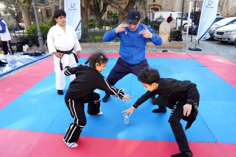 İçərişəhərdə idman bayramı: “Bahar Qalası” festivalı keçirilib - FOTO/VİDEO