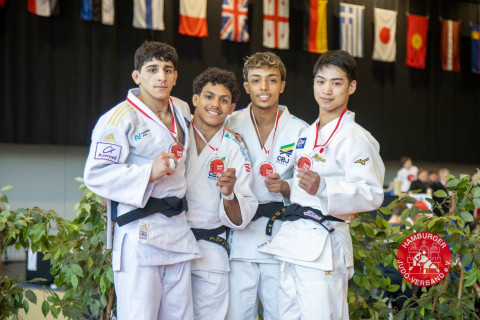 Azərbaycan cüdoçuları Bremendə tarix yazıb - FOTO