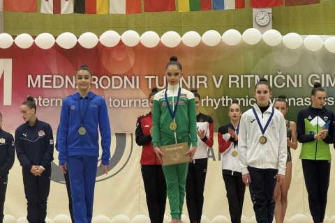 Azərbaycan gimnastı beynəlxalq turnirdə iki medal qazanıb - FOTO