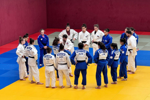 Azərbaycan cüdoçuları Bad-Blankenburqda keçirilən beynəlxalq düşərgəyə qatılıb - FOTO