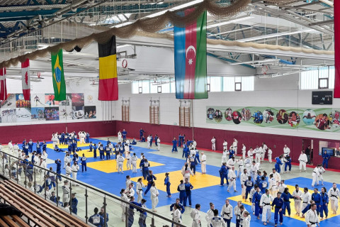 Azərbaycan cüdoçuları Bad-Blankenburqda keçirilən beynəlxalq düşərgəyə qatılıb - FOTO