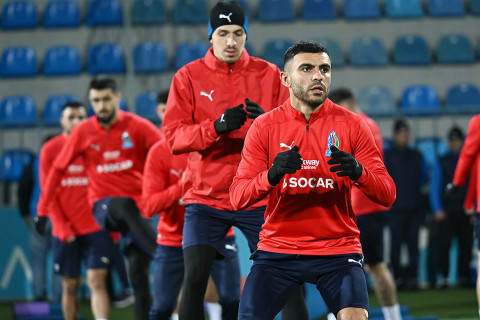 Подопечные Айхана Аббасова провели тренировку в преддверии матча со сборной Сент-Люсии - ФОТО