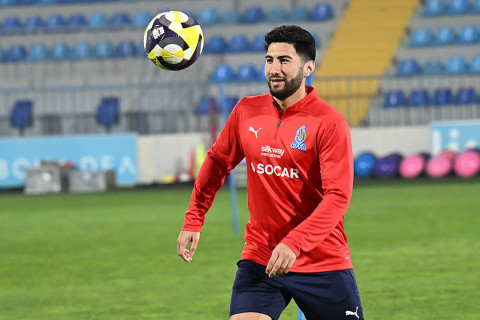 Подопечные Айхана Аббасова провели тренировку в преддверии матча со сборной Сент-Люсии - ФОТО