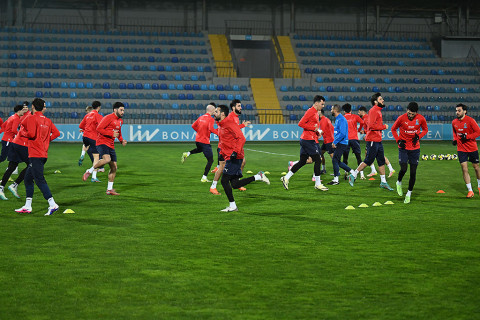 Подопечные Айхана Аббасова провели тренировку в преддверии матча со сборной Сент-Люсии - ФОТО