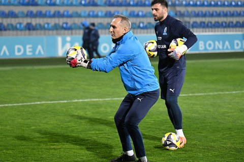 Подопечные Айхана Аббасова провели тренировку в преддверии матча со сборной Сент-Люсии - ФОТО