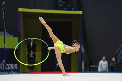 Bədii gimnastika üzrə Azərbaycan birinciliyi keçirilir FOTO