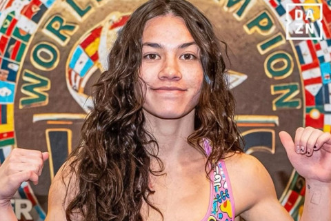 Боксерша, находившаяся в коме после нокаута, обратилась к болельщикам