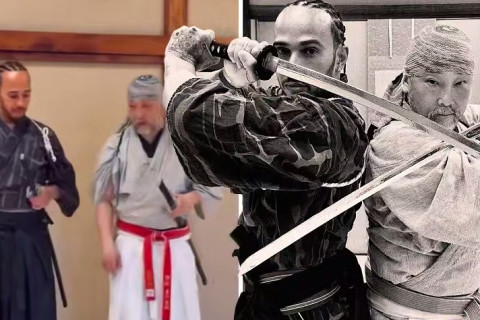 “Formula-1” ulduzu samuray oldu - VİDEO