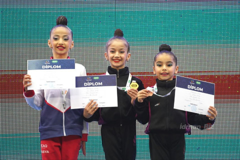 В Баку продолжается 31-е первенство Азербайджана по художественной гимнастике - ФОТО/ВИДЕО