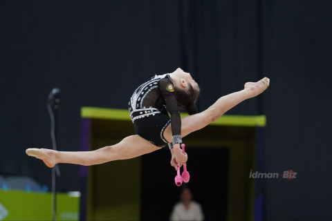 В Баку продолжается 31-е первенство Азербайджана по художественной гимнастике - ФОТО/ВИДЕО
