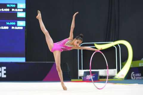 В Баку продолжается 31-е первенство Азербайджана по художественной гимнастике - ФОТО/ВИДЕО