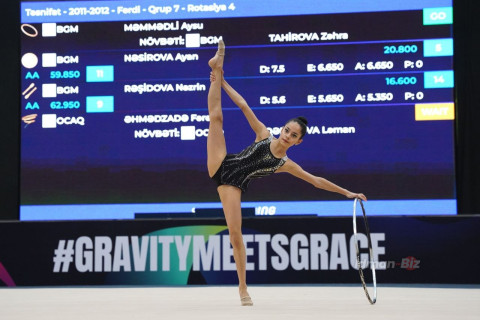 Bədii gimnastika üzrə Azərbaycan birinciliyinə yekun vurulur - FOTO/VİDEO