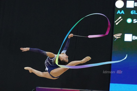 Bədii gimnastika üzrə Azərbaycan birinciliyinə yekun vurulur - FOTO/VİDEO
