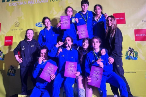 Азербайджанские спортсменки завоевали пять медалей на турнире в Эстонии