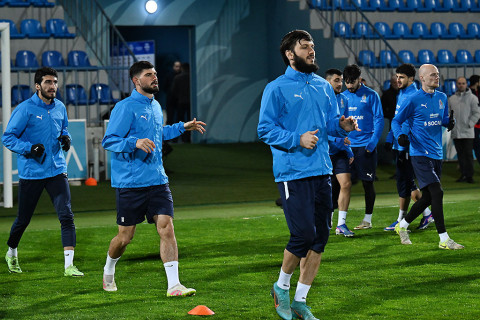 Сборная Азербайджана провела тренировку в преддверии матча с Сьерра-Леоне - ФОТО