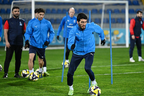 Сборная Азербайджана провела тренировку в преддверии матча с Сьерра-Леоне - ФОТО