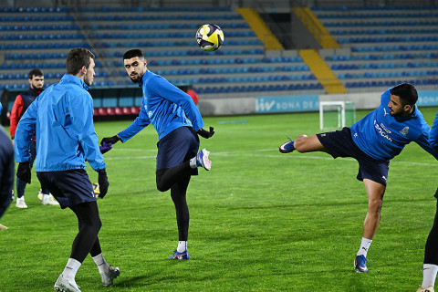 Сборная Азербайджана провела тренировку в преддверии матча с Сьерра-Леоне - ФОТО