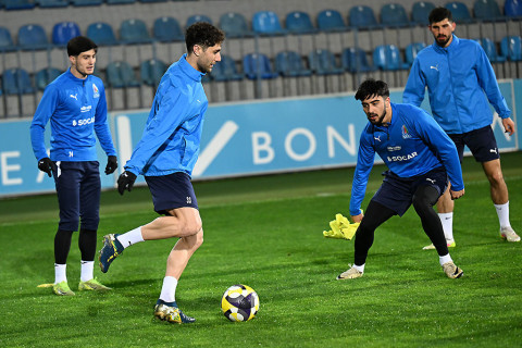 Сборная Азербайджана провела тренировку в преддверии матча с Сьерра-Леоне - ФОТО