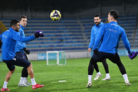 Сборная Азербайджана провела тренировку в преддверии матча с Сьерра-Леоне - ФОТО