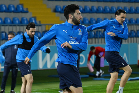 Сборная Азербайджана провела тренировку в преддверии матча с Сьерра-Леоне - ФОТО