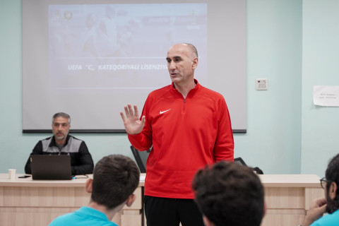 AFFA-da məşqçi hazırlığı: UEFA C kursu yekunlaşıb - FOTO