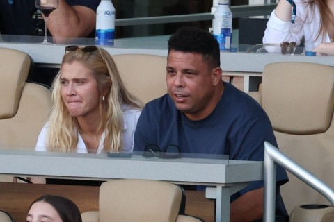 Роналдо посетил финал "Мастерса" в Майами с участием Янника Синнера - ВИДЕО