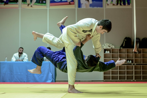 Gəncədə cüdoçular üçün kəmər imtahanı keçirilib - FOTO