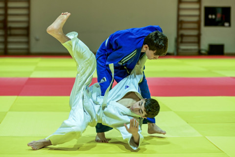 Gəncədə cüdoçular üçün kəmər imtahanı keçirilib - FOTO