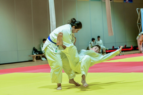 Gəncədə cüdoçular üçün kəmər imtahanı keçirilib - FOTO