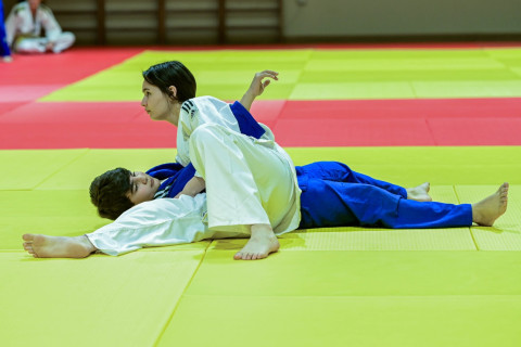 Gəncədə cüdoçular üçün kəmər imtahanı keçirilib - FOTO