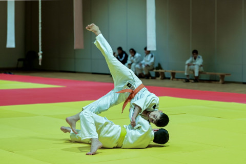 Gəncədə cüdoçular üçün kəmər imtahanı keçirilib - FOTO