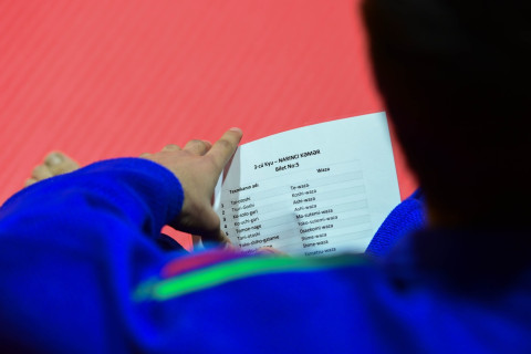 Gəncədə cüdoçular üçün kəmər imtahanı keçirilib - FOTO