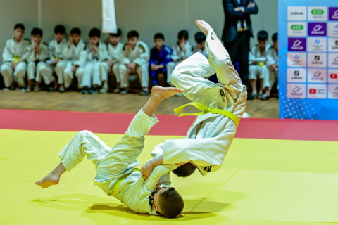 Gəncədə cüdoçular üçün kəmər imtahanı keçirilib - FOTO