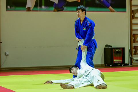 Gəncədə cüdoçular üçün kəmər imtahanı keçirilib - FOTO