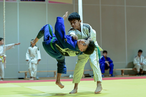 Gəncədə kəmər dərəcələri üzrə rəsmi imtahan keçirilib