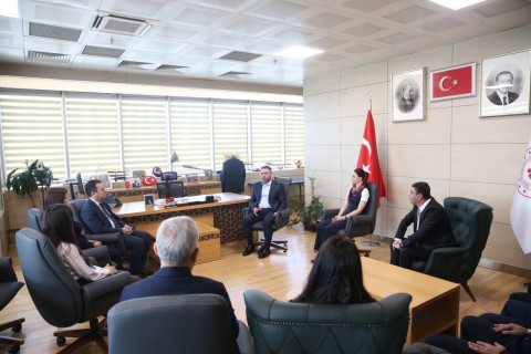 Gənclər və İdman nazirliyinin nümayəndə heyəti Türkiyədə olub