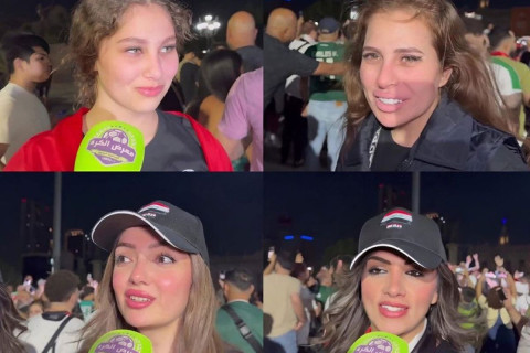 Dünya Çempionatına dörd xanımı ilə getdi - VİDEO