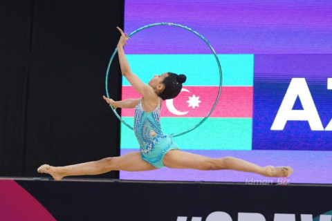 Bakıda bədii gimnastika üzrə beynəlxalq turnir start götürüb - FOTO
