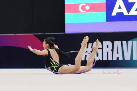 В Баку завершился первый день AGF Trophy по художественной гимнастике - ФОТО/ВИДЕО