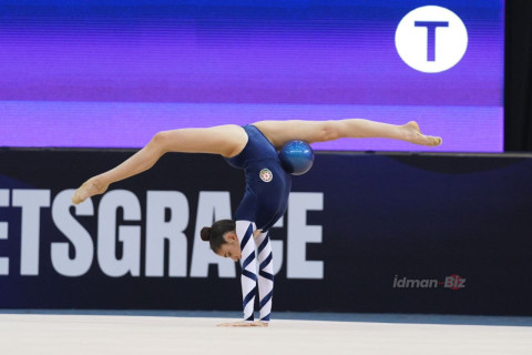 В Баку завершился первый день AGF Trophy по художественной гимнастике - ФОТО/ВИДЕО