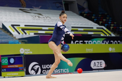 В Баку завершился первый день AGF Trophy по художественной гимнастике - ФОТО/ВИДЕО