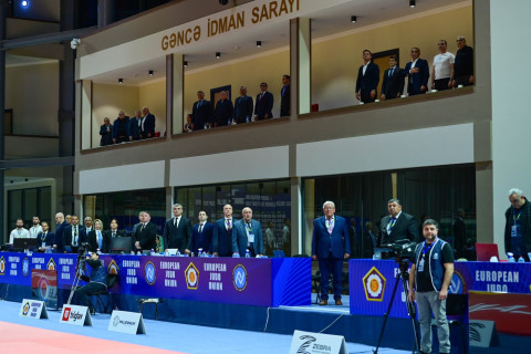 Cüdo üzrə yeniyetmələr arasında Avropa Kubokunun rəsmi açılış mərasimi olub - YENİLƏNİR + FOTO