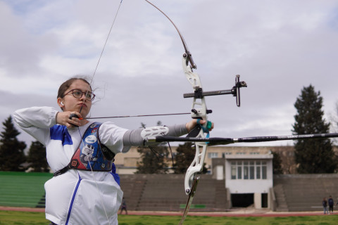 Завершился первый этап Кубка города Баку по стрельбе из лука - ФОТО