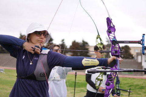 Завершился первый этап Кубка города Баку по стрельбе из лука - ФОТО