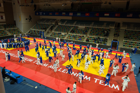 В Гяндже стартовал международный сбор юных дзюдоистов