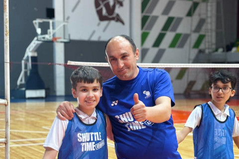 Lənkəranda badminton həyəcanı: Məktəblilər ilk məşqlərini keçirdi  - FOTO